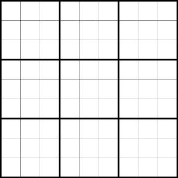 sudoku empty