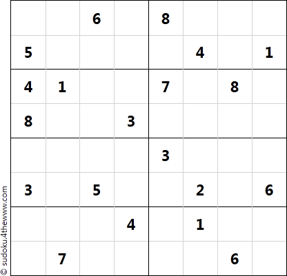 8x8 Sudoku Tricky